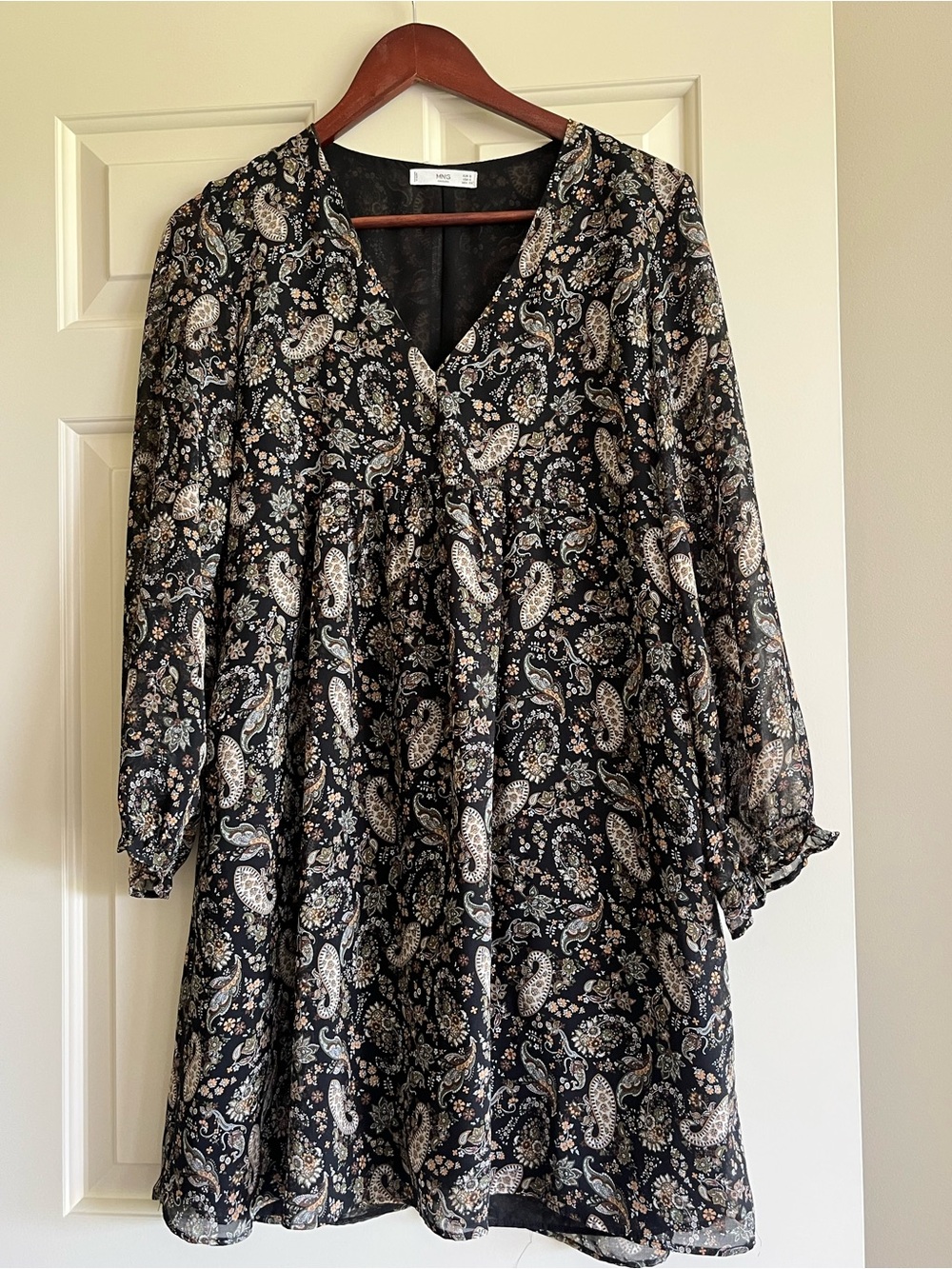 mng paisley dress